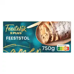 PLUS Feestelijk PLUS Feeststol met amandelspijs en noten aanbieding