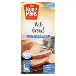 PLUS Koopmans Broodmix wit brood aanbieding