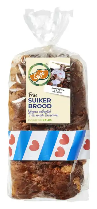 PLUS GIJS Fries suikerbrood aanbieding