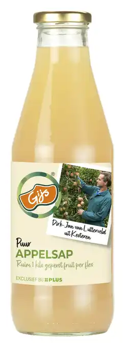 PLUS GIJS Appelsap aanbieding