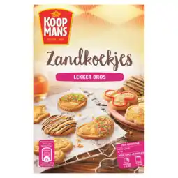 PLUS Koopmans Zandkoekjes bakmix aanbieding
