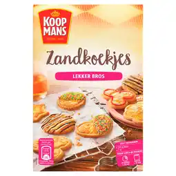 PLUS Koopmans Zandkoekjes bakmix aanbieding