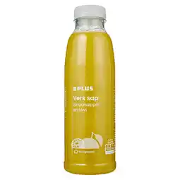 PLUS PLUS Vers sap sinaasappel kiwi aanbieding