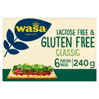 PLUS Wasa Glutenvrije en Lactosevrije Knäckebröd aanbieding