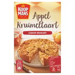PLUS Koopmans Appelkruimeltaart bakmix aanbieding