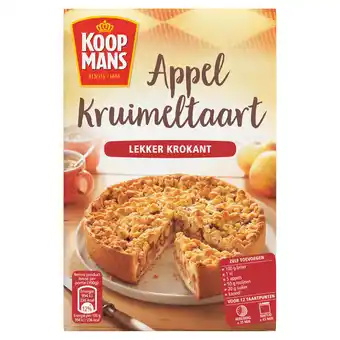 PLUS Koopmans Appelkruimeltaart bakmix aanbieding