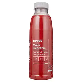 PLUS PLUS verse smoothie appel aardbei banaan aanbieding