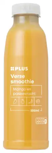 PLUS PLUS Verse smoothie mango passievrucht aanbieding