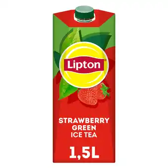 PLUS Lipton Ice tea green strawberry aanbieding