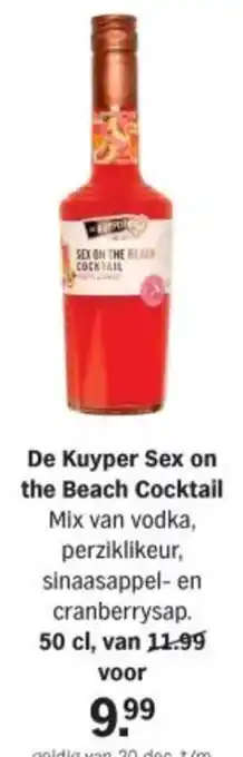 Albert Heijn De Kuyper Sex on the Beach Cocktail aanbieding