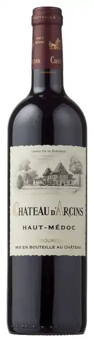 PLUS Chat D'Arcins Haut-Médoc Cru Bourgeois 2018 aanbieding