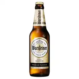 PLUS Warsteiner Pils pijpje aanbieding