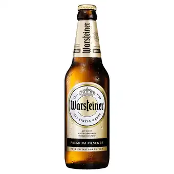PLUS Warsteiner Pils pijpje aanbieding