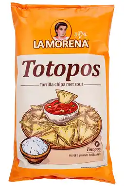 PLUS La Morena Chips Salted aanbieding