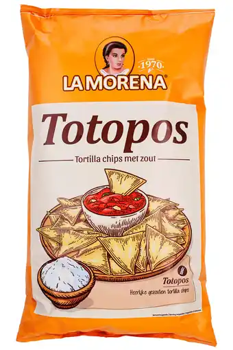 PLUS La Morena Chips Salted aanbieding