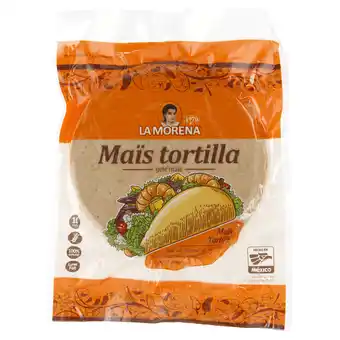 PLUS La Morena Gele maïs tortilla aanbieding