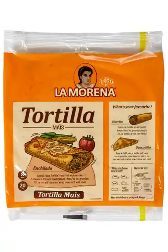 PLUS La Morena Tortilla mais aanbieding