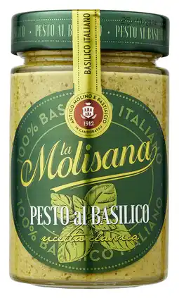 PLUS La Molisana Pesto al Basilico aanbieding