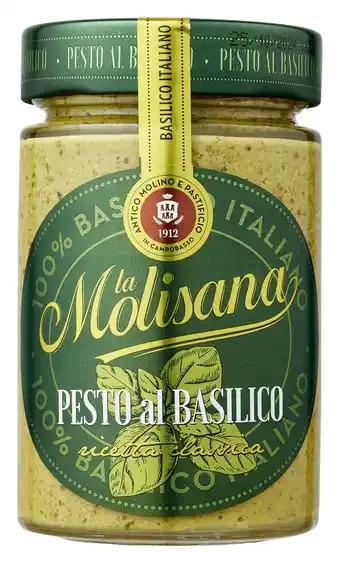 PLUS La Molisana Pesto al Basilico aanbieding