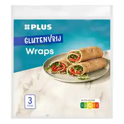 PLUS PLUS Glutenvrije wraps 3 stuks aanbieding
