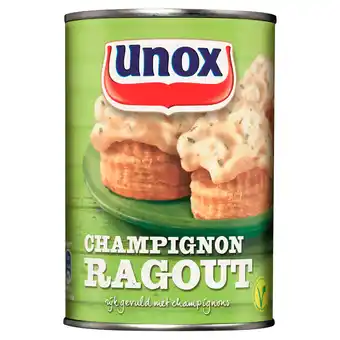 PLUS Unox Champignon ragout aanbieding