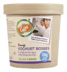 PLUS GIJS Eiwitrijk IJS Yoghurt Bosbes aanbieding