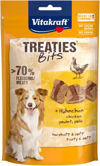 PLUS Vitakraft Snacks treaties kip en bacon aanbieding