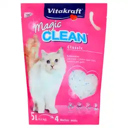 PLUS Vitakraft Kattenbakvulling magic clean aanbieding
