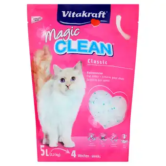 PLUS Vitakraft Kattenbakvulling magic clean aanbieding