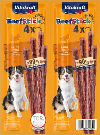 PLUS Vitakraft Beef stick kalkoen aanbieding