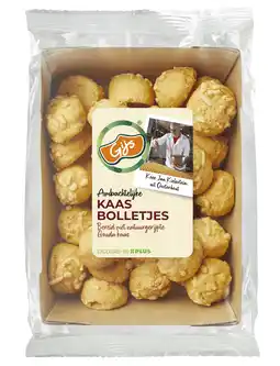 PLUS GIJS Kaasbolletjes aanbieding