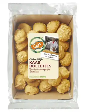 PLUS GIJS Kaasbolletjes aanbieding