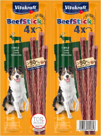 PLUS Vitakraft Beef stick wild aanbieding