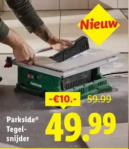 Lidl Parkside Tegelsnijder aanbieding