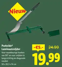 Lidl Parkside Laminaatsnijder aanbieding