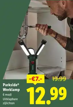 Lidl Parkside Werklamp aanbieding