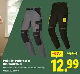 Lidl Parkside Performance Herenwerkbroek aanbieding