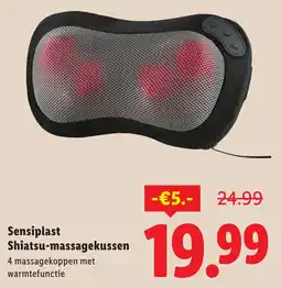 Lidl Sensiplast Shiatsu Massagekussen aanbieding