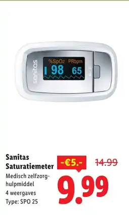 Lidl Sanitas Saturatiemeter aanbieding
