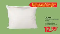 Lidl TXL Comfort Texels wollen hoofdkussen aanbieding