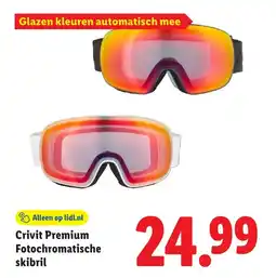 Lidl Crivit Premium Fotochromatische skibril aanbieding