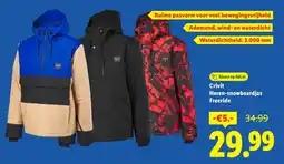 Lidl Crivit Heren Snowboardjas Freeride aanbieding