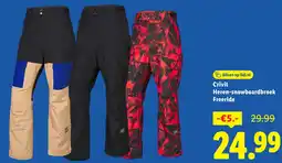 Lidl Crivit Heren Snowboardbroek Freeride aanbieding
