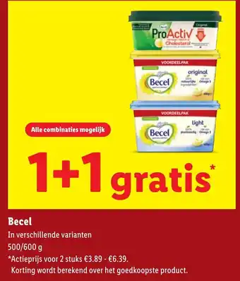 Lidl Becel aanbieding
