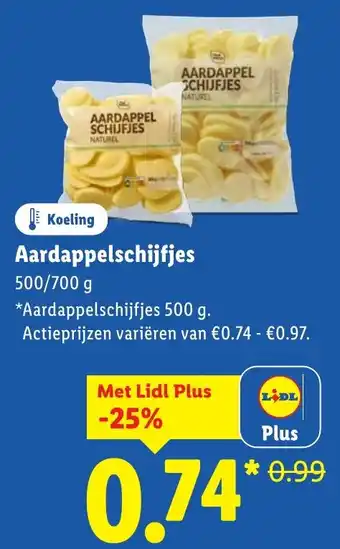 Lidl Aardappelschijfjes aanbieding