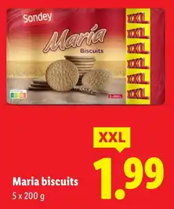 Lidl Maria Biscuits XXL aanbieding