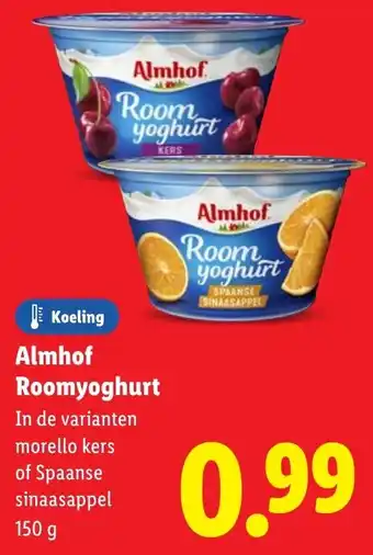 Lidl Almhof Roomyoghurt aanbieding
