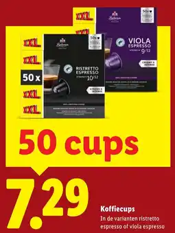 Lidl Koffiecups aanbieding
