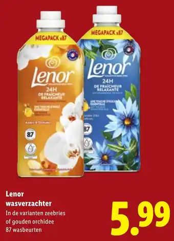 Lidl Lenor wasverzachter aanbieding