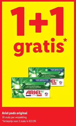 Lidl Ariel pods original aanbieding